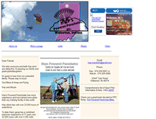 Tablet Screenshot of hopspoweredparachutes.com